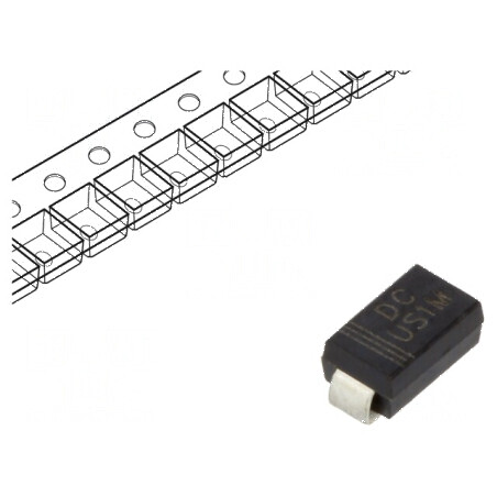 Diodă redresoare SMD 1kV 1A 100ns SMA | Electronic-mag.ro | Componente Electronice