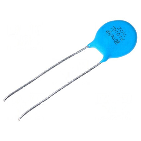 Varistor oxid de metal 60VAC 85VDC 100V ±10% 1,2kA 7,4J | Electronic-mag.ro | Componente Electronice