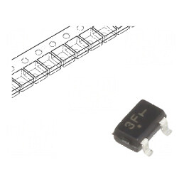 Tranzistor PNP bipolar 45V 0,1A SC70 SOT323 | Electronic-mag.ro | Componente Electronice