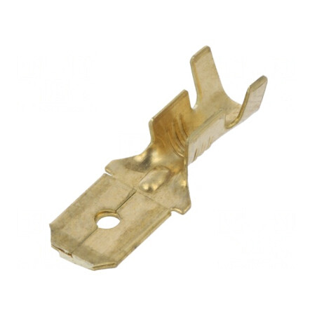 Terminal plat 6,3mm tată 1÷2,5mm² crimpat pe cablu | Electronic-mag.ro | Componente Electronice