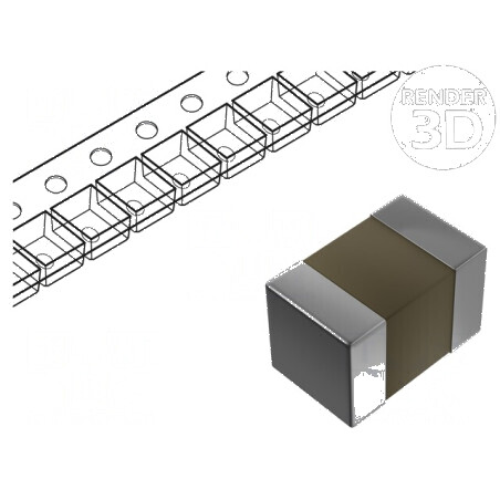 Condensator ceramic MLCC 4,7nF 100V X7R ±5% SMD 0805 | Electronic-mag.ro | Componente Electronice