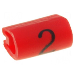 Markere Marcaj PVC roşie 1,5-2mm temperatura 45-70°C | Electronic-mag.ro | Componente Electronice
