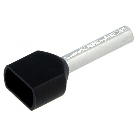 Vârf tub de capăt izolată dublă cupru 1,5mm2 12mm cositorit | Electronic-mag.ro | Componente Electronice