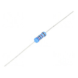 Rezistor metal film THT 62kΩ 1W ±1% 50ppm/°C axial Ø3,5x10mm | Electronic-mag.ro | Componente Electronice