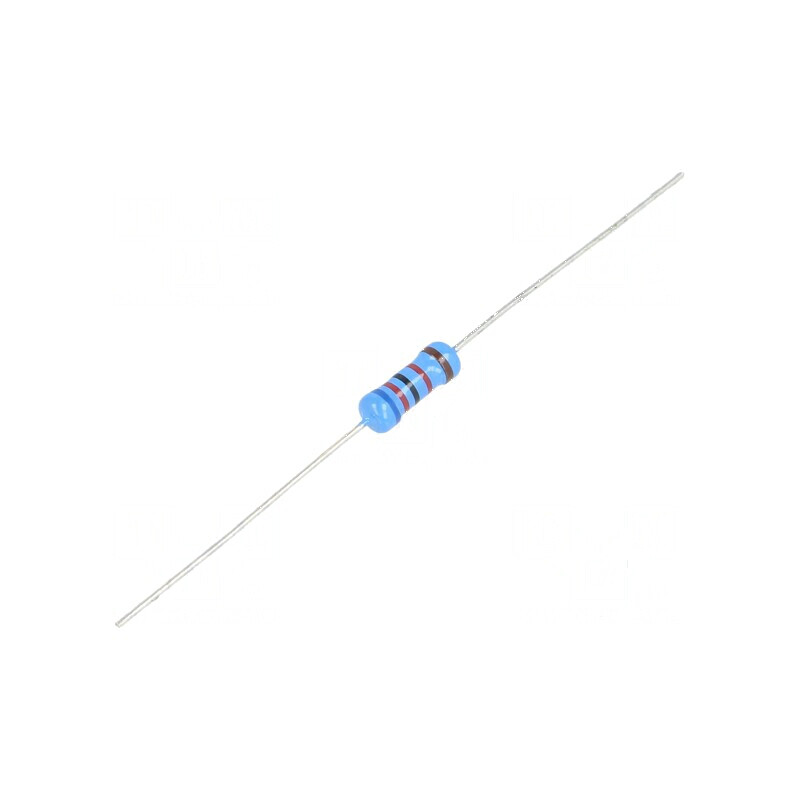 Rezistor metal film THT 62kΩ 1W ±1% 50ppm/°C axial Ø3,5x10mm | Electronic-mag.ro | Componente Electronice