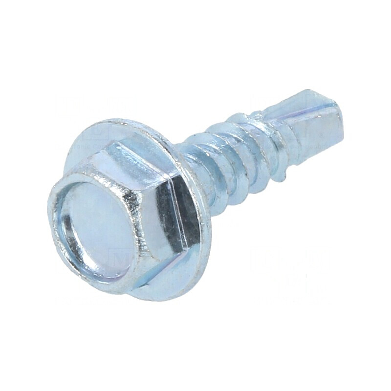 Șurub metalic cu flanșă 3,5x13 mm, cap hexagonal 5,5 mm, zincat | Electronic-mag.ro | Componente Electronice Șurub metalic cu flanșă 3,5x13 mm, cap hexagonal 5,5 mm, zincat | Electronic-mag.ro | Componente Electronice