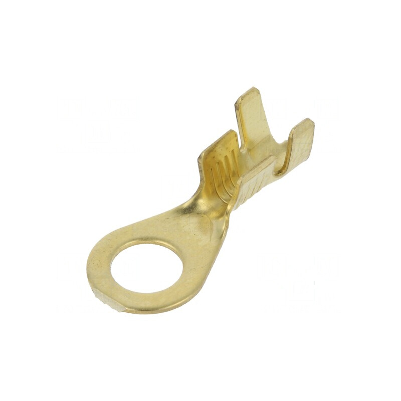 Vârf inelar M5 1-2,5mm² crimpat pe cablu drept neizolat | Electronic-mag.ro | Componente Electronice