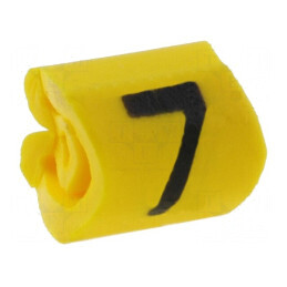 Markere Marcaj PVC Galben 7 1÷3mm -65÷105°C | Electronic-mag.ro | Componente Electronice