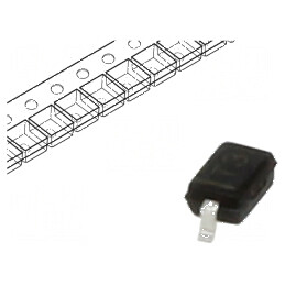 Diodă SMD 200V 0,2A 50ns SOD323 Ufmax 1,25V 0,25W | Electronic-mag.ro | Componente Electronice
