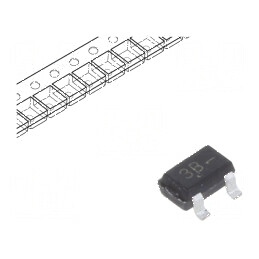 Tranzistor PNP bipolar 65V 0,1A 0,3W SC70 SOT323 | Electronic-mag.ro | Componente Electronice