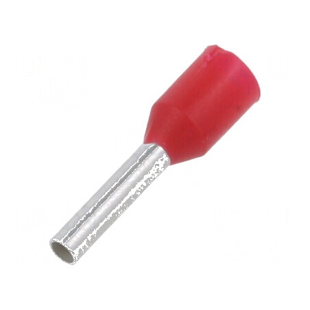 Vârf de tub capăt izolată cupru 1mm² 8mm cositorit crimpat | Electronic-mag.ro | Componente Electronice