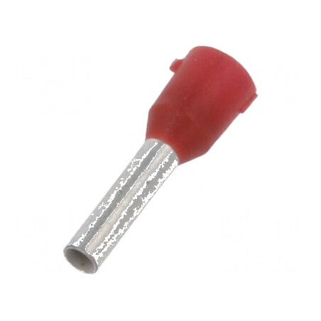 Vârf tub capăt izolată cupru 1,5mm2 8mm cositorit crimpat | Electronic-mag.ro | Componente Electronice