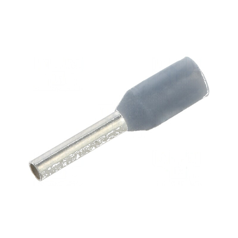Vârf tub de capăt izolată cupru 0,75mm2 8mm gri | Electronic-mag.ro | Componente Electronice Vârf tub de capăt izolată cupru 0,75mm2 8mm gri | Electronic-mag.ro | Componente Electronice