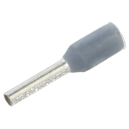 Vârf tub de capăt izolată cupru 0,75mm2 8mm gri | Electronic-mag.ro | Componente Electronice