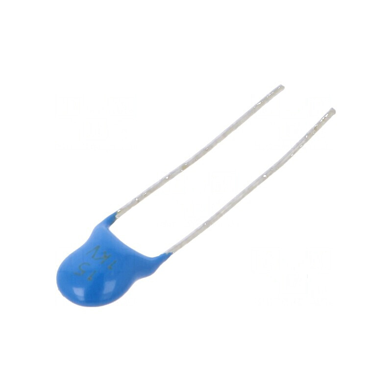 Condensator ceramic 15pF 1kV Y5P ±10% THT 5mm | Electronic-mag.ro | Componente Electronice Condensator ceramic 15pF 1kV Y5P ±10% THT 5mm | Electronic-mag.ro | Componente Electronice