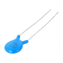 Condensator ceramic 2,2nF 1kV Y5P ±10% THT 5mm | Electronic-mag.ro | Componente Electronice