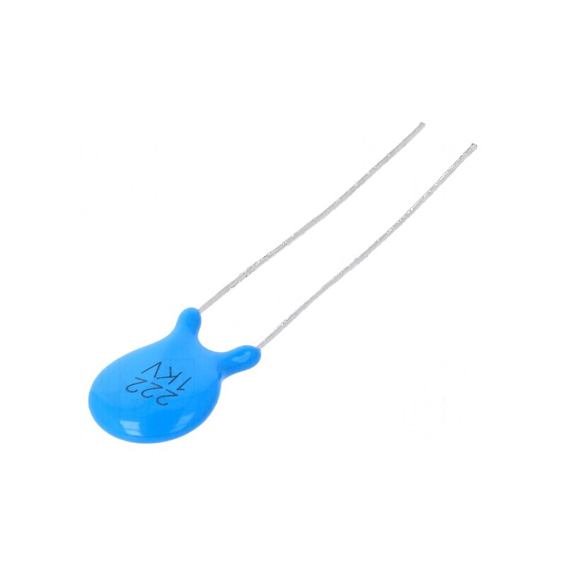 Condensator ceramic 2,2nF 1kV Y5P ±10% THT 5mm | Electronic-mag.ro | Componente Electronice