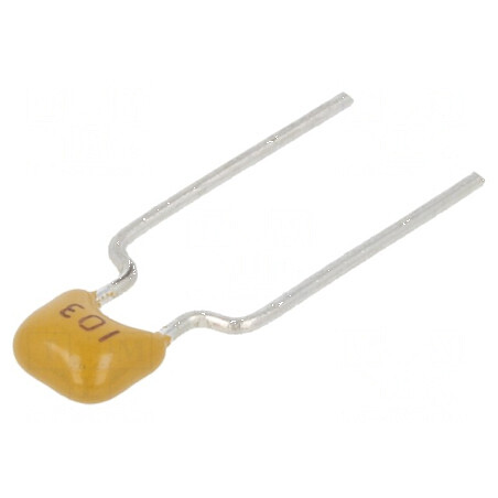 Condensator ceramic 10nF 100V X7R ±10% THT 5mm | Electronic-mag.ro | Componente Electronice