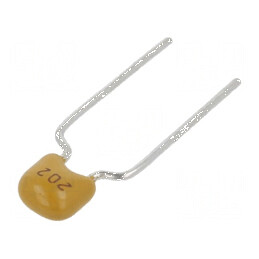 Condensator ceramic 2nF 50V X7R ±10% THT 5mm | Electronic-mag.ro | Componente Electronice