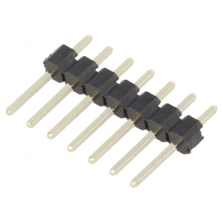 Conector şiruri pini tată 7 PIN 2,54mm THT | Electronic-mag.ro | Componente Electronice