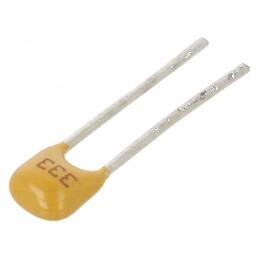 Condensator ceramic 33nF 50V X7R ±10% THT 2,54mm | Electronic-mag.ro | Componente Electronice