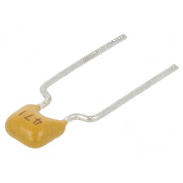 Condensator ceramic 470pF 100V X7R ±10% THT 5mm | Electronic-mag.ro | Componente Electronice