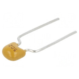 Condensator ceramic 5nF 50V X7R THT 5mm ±10% | Electronic-mag.ro | Componente Electronice