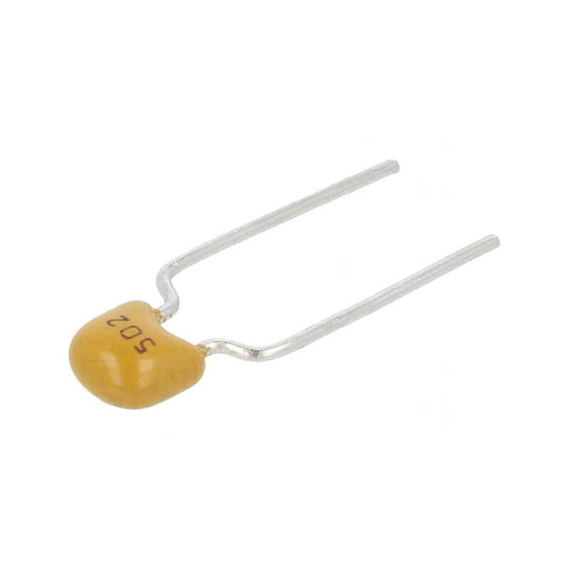Condensator ceramic 5nF 50V X7R THT 5mm ±10% | Electronic-mag.ro | Componente Electronice