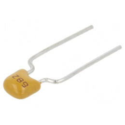 Condensator ceramic 6,8nF 100V X7R ±10% THT 5mm | Electronic-mag.ro | Componente Electronice