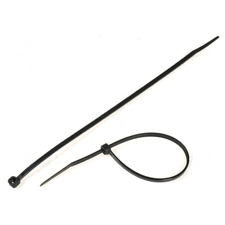 Colier de strângere poliamidă negru L: 203mm W: 3,6mm 176,5N | Electronic-mag.ro | Componente Electronice