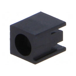 Carcasă diodă LED 3mm poliamidă unghi negru UL94V-2 | Electronic-mag.ro | Componente Electronice