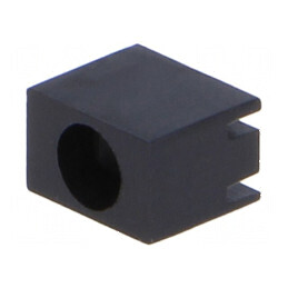 Carcasă diodă LED 3mm poliamidă unghi negru UL94V-2 | Electronic-mag.ro | Componente Electronice