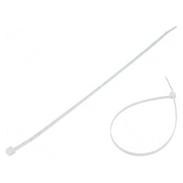 Colier de strângere poliamidă 250mm 3,6mm 177N naturală | Electronic-mag.ro | Componente Electronice