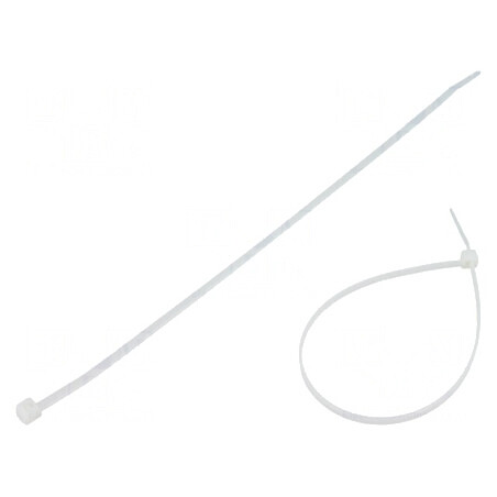 Colier de strângere poliamidă 250mm 3,6mm 177N naturală | Electronic-mag.ro | Componente Electronice