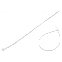 Colier de strângere poliamidă 280mm x 3,6mm 177N naturală | Electronic-mag.ro | Componente Electronice
