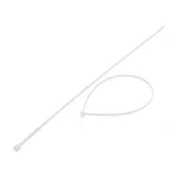 Colier de strângere poliamidă 300mm 3,6mm 177N naturală | Electronic-mag.ro | Componente Electronice