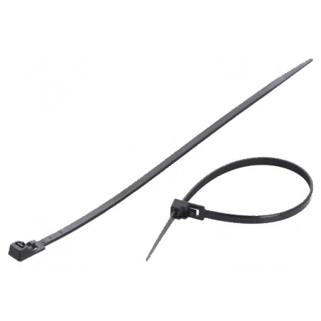 Colier de strângere poliamidă 200mm x 4.8mm | Electronic-mag.ro | Componente Electronice