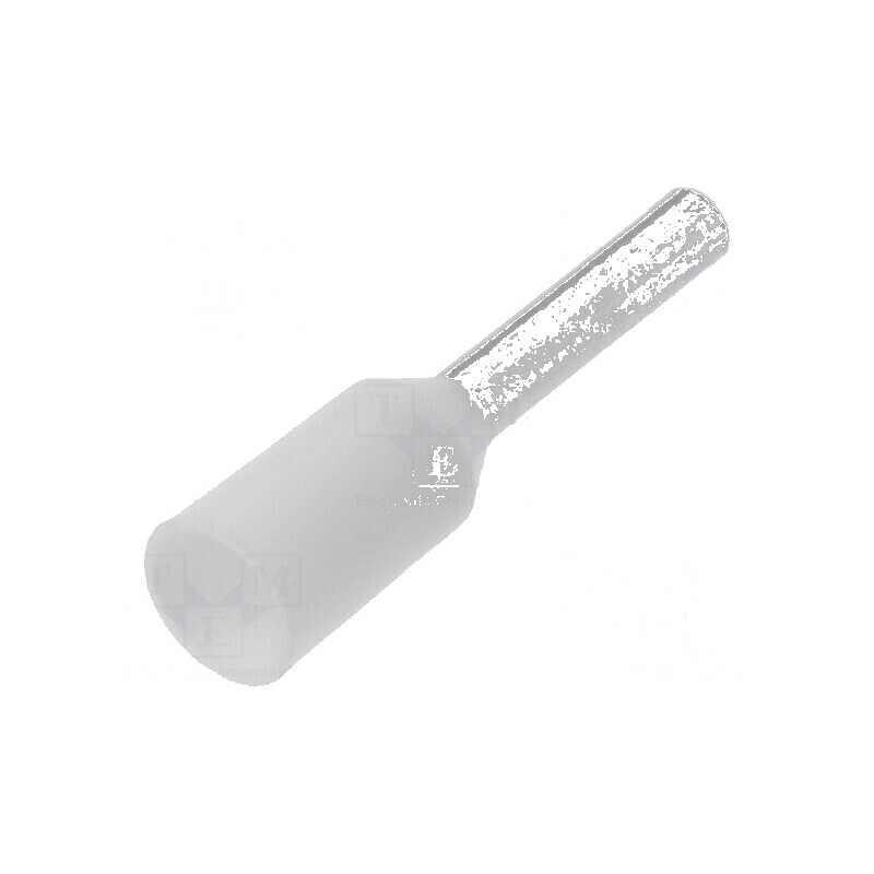 Vârf tub de capăt izolat cupru 0,5mm² 6mm cositorit crimpat | Electronic-mag.ro | Componente Electronice