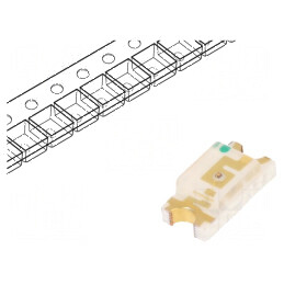 LED SMD 1206 roșie 100-150mcd 3,2x1,6x1,1mm 120° 20mA 60mW | Electronic-mag.ro | Componente Electronice
