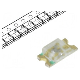 LED SMD 0603 Albastru 20-40mcd 1,6x0,8x0,4mm 130° 20mA 95mW | Electronic-mag.ro | Componente Electronice
