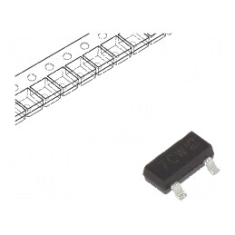 Tranzistor NPN bipolar 40V 0,6A 250mW SOT23 TO236AB | Electronic-mag.ro | Componente Electronice