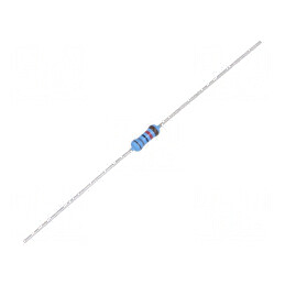 Rezistor film subțire THT 18kΩ 600mW ±1% Ø2,5x6,5mm 50ppm/°C | Electronic-mag.ro | Componente Electronice