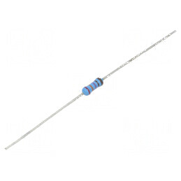 Rezistor THT film subțire 2,37kΩ 600mW ±1% Ø2,5x6,5mm 50ppm/°C | Electronic-mag.ro | Componente Electronice