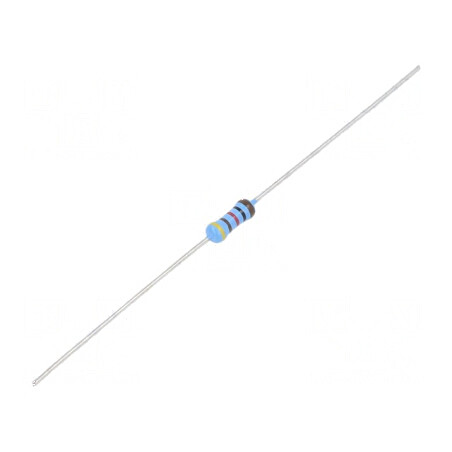 Rezistor thin film THT 412Ω 600mW ±1% Ø2,5x6,5mm 50ppm/°C | Electronic-mag.ro | Componente Electronice