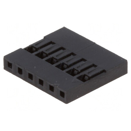 Conector şiruri pini mufă NSR/NDR 6 pin 2,54mm mamă/tată | Electronic-mag.ro | Componente Electronice