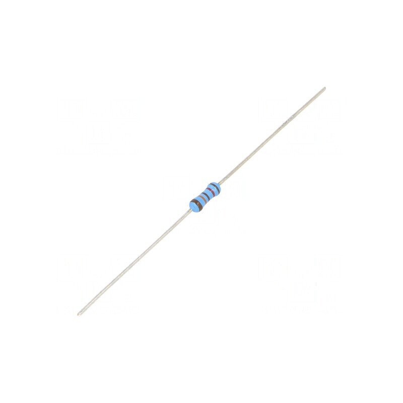 Rezistor thin film THT 121kΩ 600mW ±1% Ø2,5x6,5mm 50ppm/°C | Electronic-mag.ro | Componente Electronice Rezistor thin film THT 121kΩ 600mW ±1% Ø2,5x6,5mm 50ppm/°C | Electronic-mag.ro | Componente Electronice