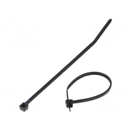 Colier de strângere poliamidă 80N negru L: 99mm W: 2,5mm | Electronic-mag.ro | Componente Electronice