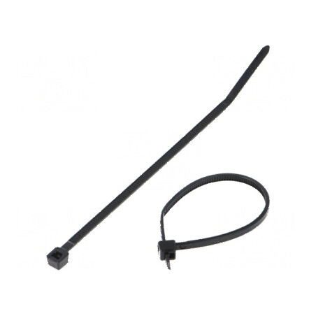 Colier de strângere poliamidă 80N negru L: 99mm W: 2,5mm | Electronic-mag.ro | Componente Electronice