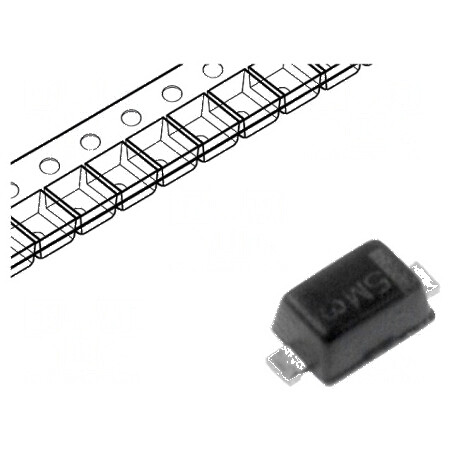 Diodă Schottky SMD 30V 0,2A SOD523 pentru redresare | Electronic-mag.ro | Componente Electronice