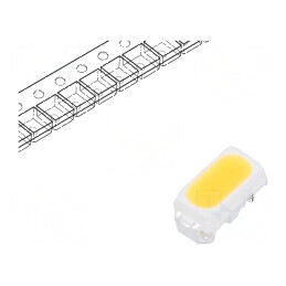 LED SMD 3014 PLCC2 Alb Cald 6-10lm 2650-2868K 20mA | Electronic-mag.ro | Componente Electronice